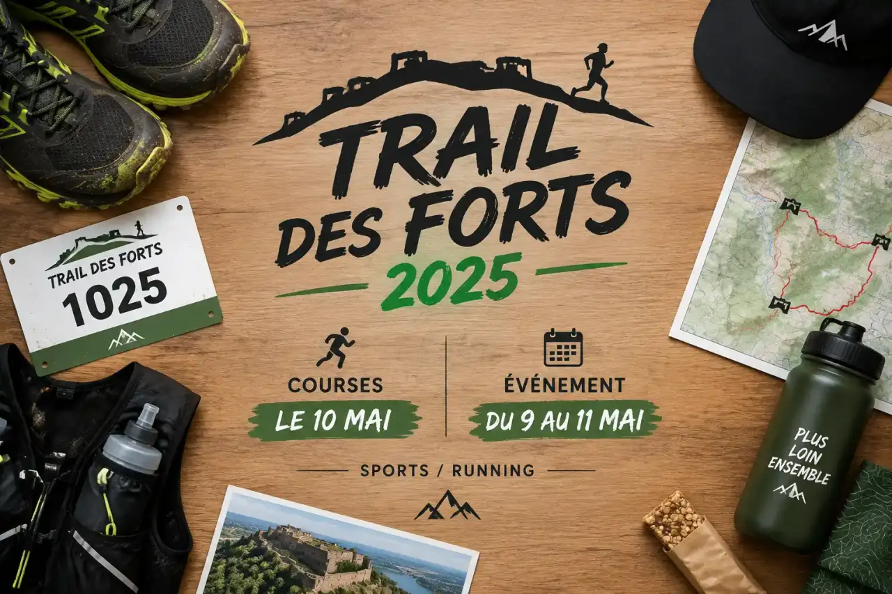 Trail des Forts 2025 : le 10 mai pour les courses, du 9 au 11 mai pour l’événement