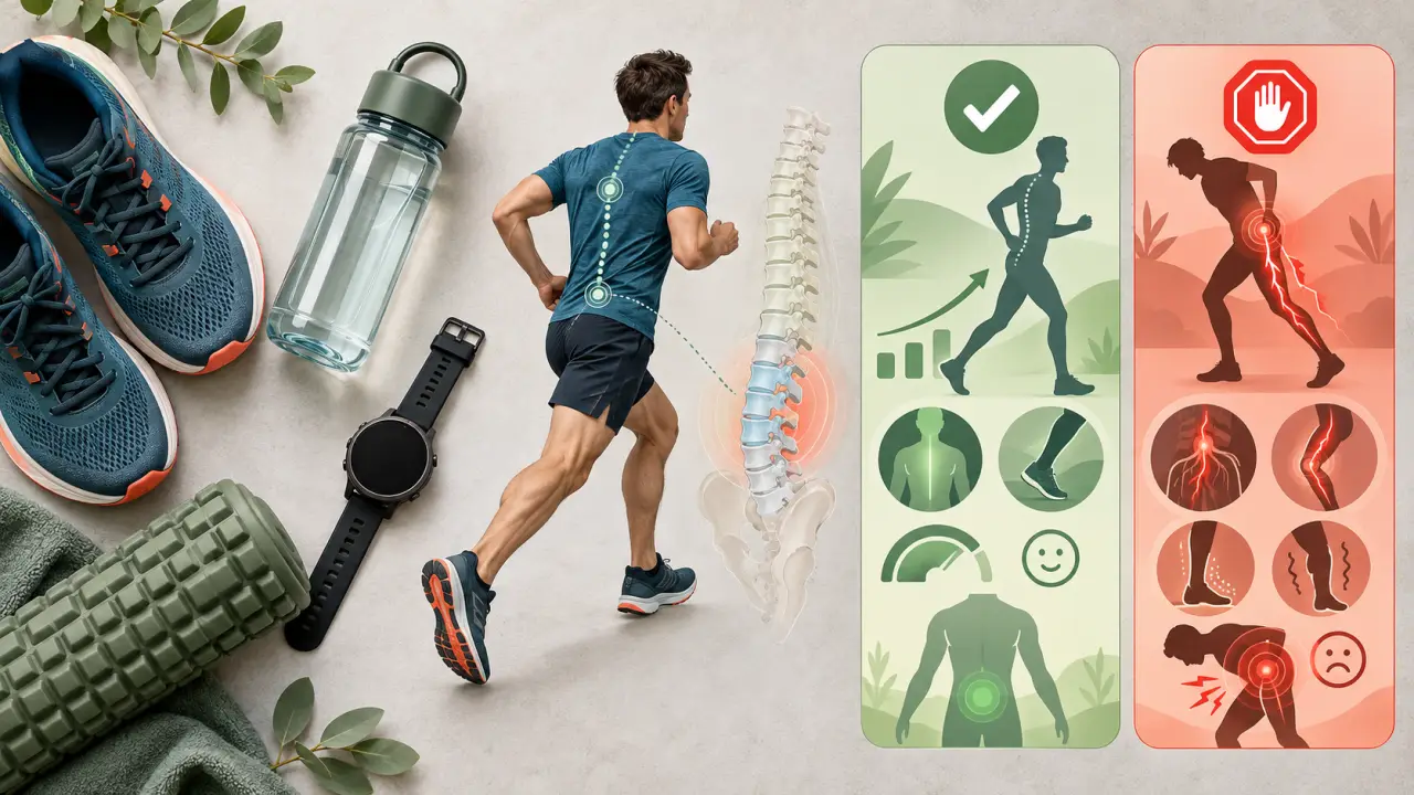Courir avec une hernie discale : les signaux qui autorisent la reprise ou imposent l’arrêt